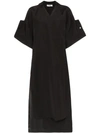 Jil Sander 'galatea' Midikleid - Schwarz In Black