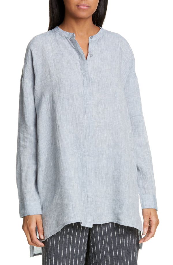 eileen fisher organic linen top