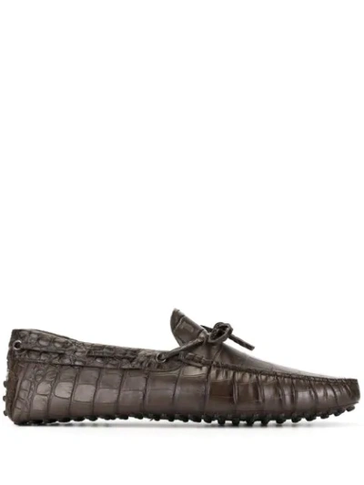 Tod's Gommino Driving Shoes In Brown