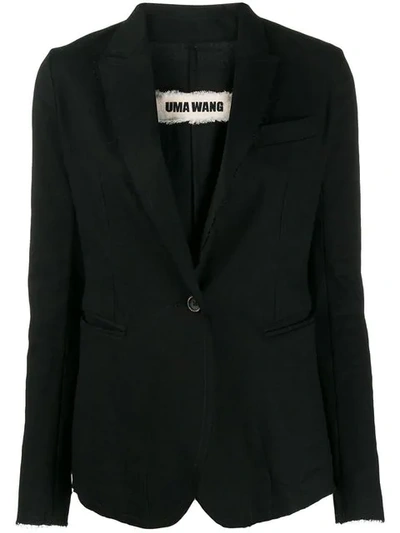 Uma Wang Single-breasted Jacket In Black