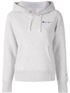 Champion Kapuzenpullover Mit Logo-stickerei In Grey
