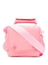 Courrèges Cross Body Travel Bag In Pink