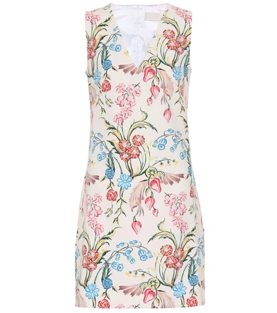 Peter Pilotto Sleeveless Floral Print Cady Dress In Multicoloured