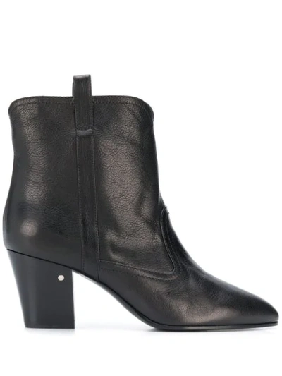 Laurence Dacade Women's Sheryll Leather Ankle Booties In Black
