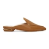 Nicholas Kirkwood Beya Textured-leather Slippers In Tan