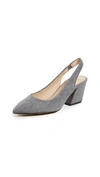 Botkier Shayla Slingback Pumps In French Grey