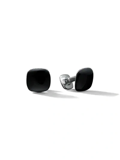 David Yurman Streamline Black Onyx Cufflinks