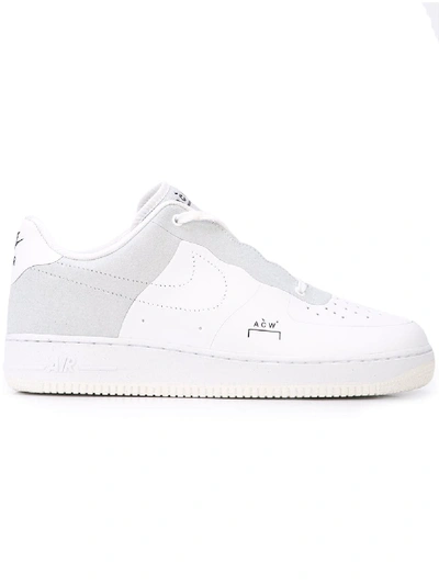 Nike Perforated Swoosh Sneakers - White In White
