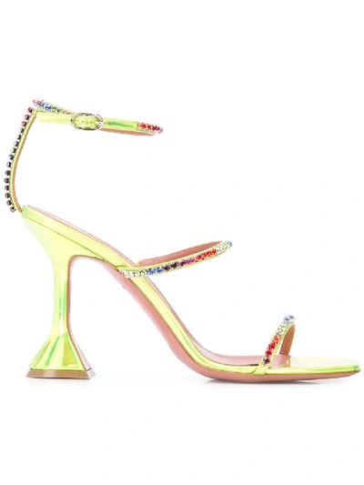 Amina Muaddi Gilda Sandals - Yellow