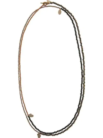 Brunello Cucinelli Halskette Mit Perlen - Braun In Brown