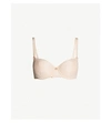 Aubade Rosessence Half-cup Lace Bra In Nude Dete