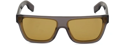 Kenzo Men's Flat-top Acetate Sunglasses In Shiny Gumetal