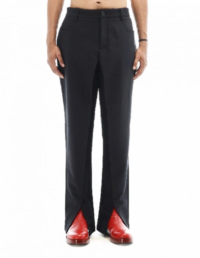 Hood By Air Wool Trousers In Black