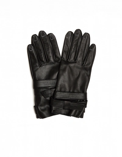 Yohji Yamamoto Black Leather Gloves