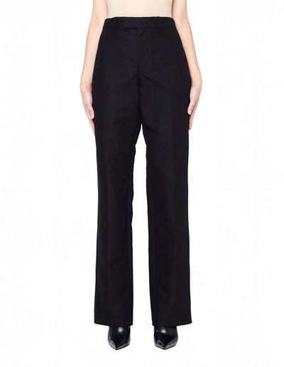 Balenciaga Stripe Tracksuit Logo Trousers In Black