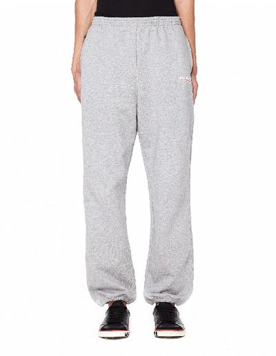 Balenciaga Wave Logo Grey Sweatpants | ModeSens