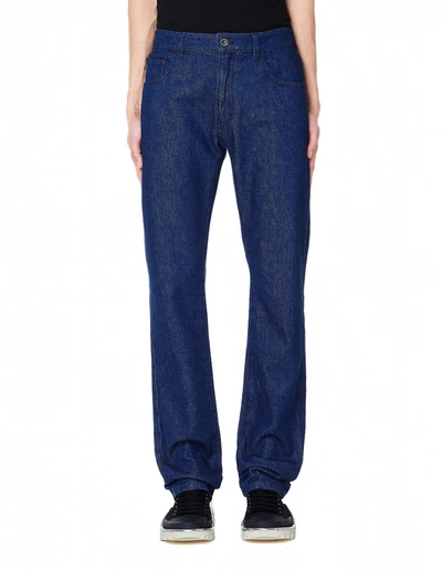 Raf Simons Blue Cotton Jeans