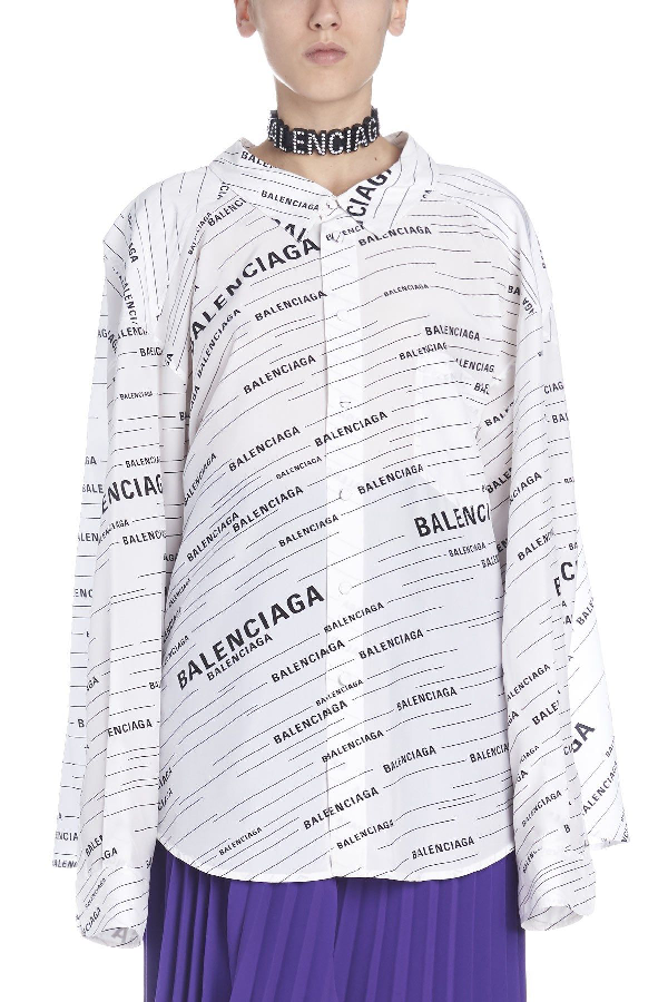 balenciaga white shirt womens