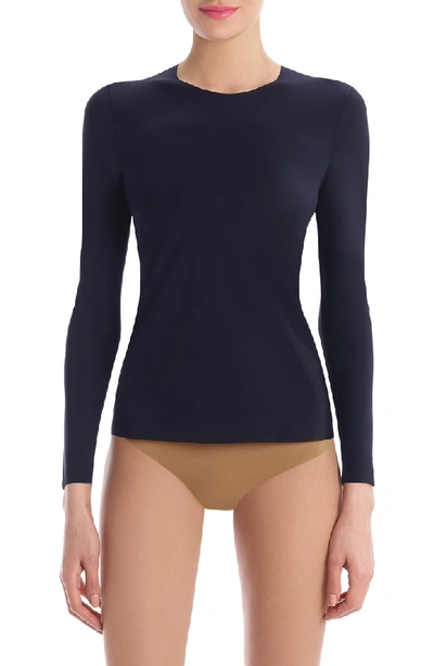 Commando Whisper Long Sleeve Tee In Black