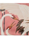 Gucci Heron Print Wallpaper Panels In Pink,multi