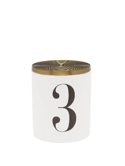 L'objet Eau D'égée Scented Candle - No.3 In White,black