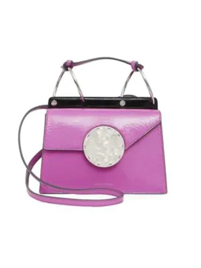 Danse Lente Phoebe Bis Accordion Leather Bag In Orchid