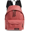 Eastpak Padded Pak'r Nylon Backpack - Red In Marshmellow Mauve
