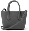Dagne Dover Petite Signature Coated Canvas Tote In Graphite