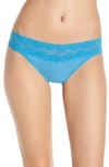 Natori Bliss Perfection Thong In Mediterranean Blue