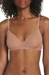 Natori Bliss Perfection Underwire Contour Bra In Cinnamon