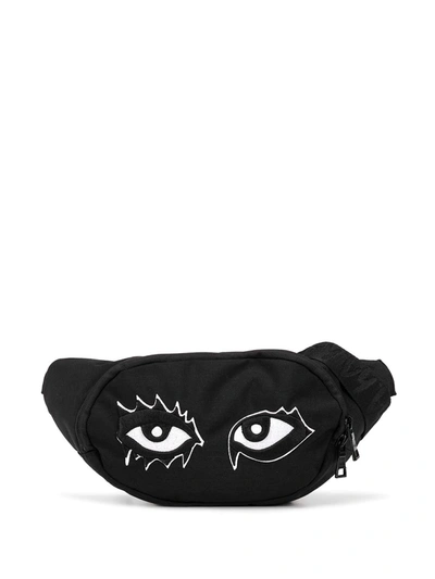 Haculla Signature Eyes Belt Bag In Black