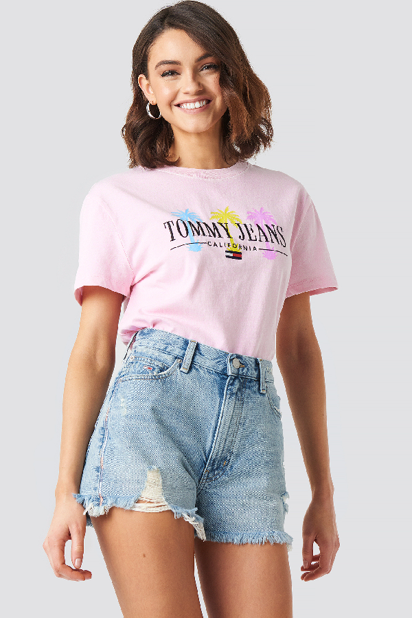 tommy hilfiger palm tree shirt