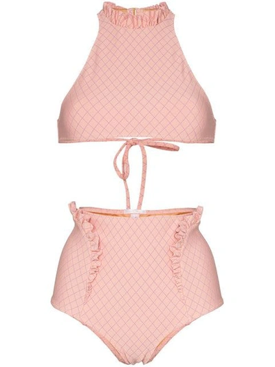 Made By Dawn Elizabeth Two-piece Bikini In Pink