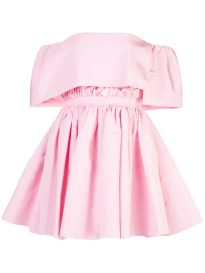 alex perry pink mini dress Off Shoulder Draped Mini Dress in Ice Pink Duchess Satin Explore the Spring  Summer 2025 collection, at alexperry.com.au #AlexPerryOfficial
