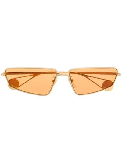 Gucci Tinted Sunglasses In Gold