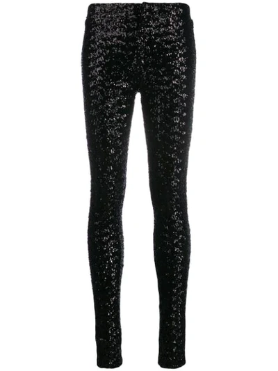 Isabel Marant Odiz Sequinned Trousers In Black