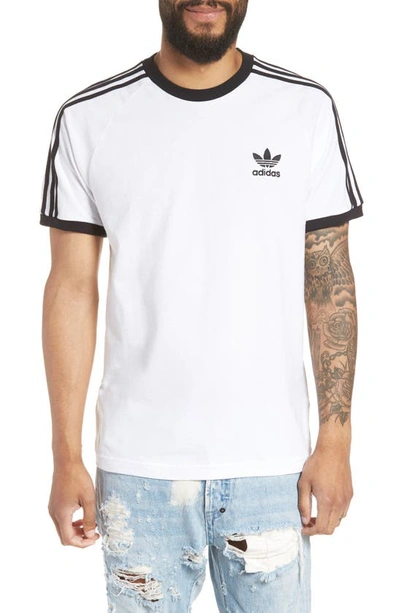 Adidas Originals 3-stripes T-shirt In White