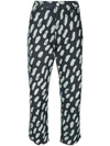 Marni Graphic Print Jeans In Blue