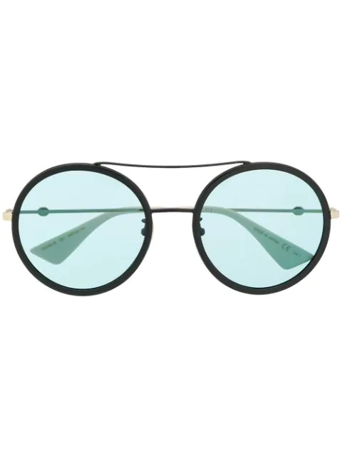 gucci colorblock sunglasses