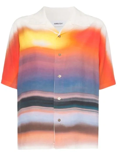 Ambush Hawaiian Tie-dye Short-sleeved Shirt In Orange