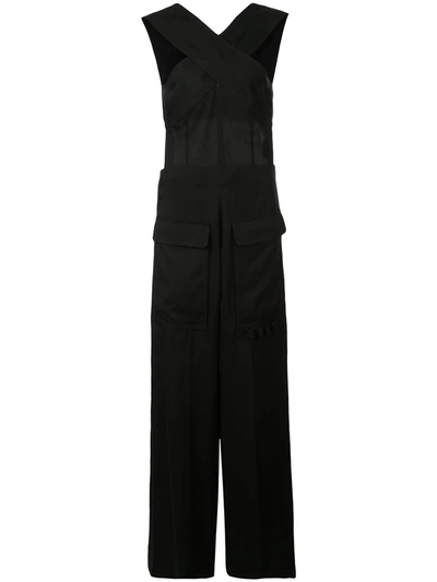 Sonia Rykiel Crisscross Jumpsuit In Black