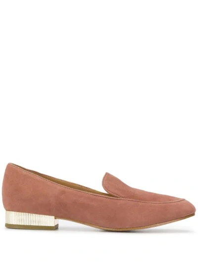 Michael Kors Round Toe Loafers In Neutrals