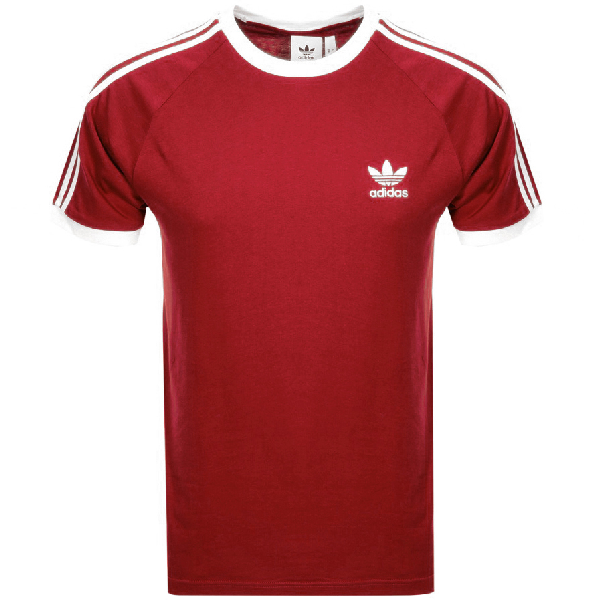 adidas california red t shirt