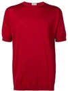 John Smedley 'belden' T-shirt In Red