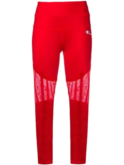 Champion Cropped-leggings - Rot In Red
