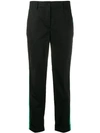 P.a.r.o.s.h Stripe Trim Trousers In Black