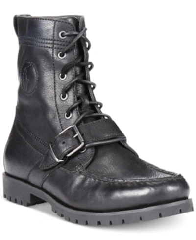 Polo Ralph Lauren Men's Ranger Boot Men's Shoes In Black