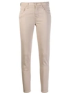 Jacob Cohen Kimberly Cropped Trousers In Neutrals