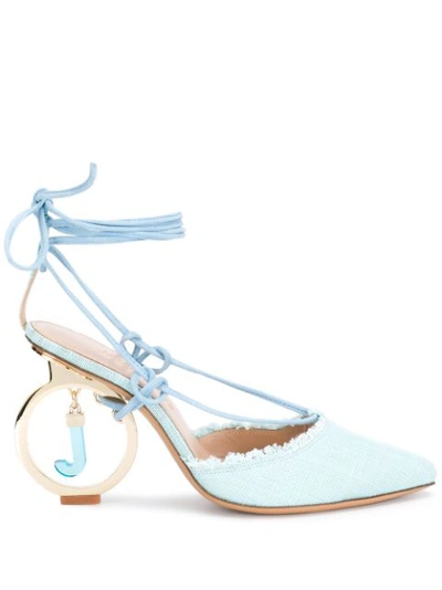 Jacquemus Les Chaussures Riviera Pumps In Lightblue