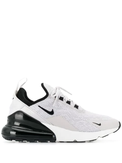 Nike Air Max 270 Mesh Sneakers In Light Gray Modesens